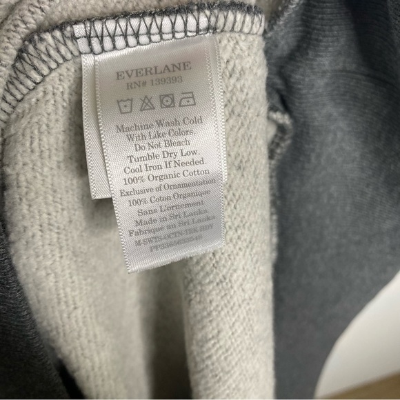 Everlane The Track hoodie size M Organic Cotton NEW - Picture 8 of 11